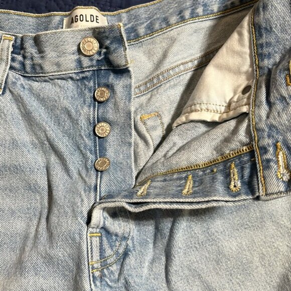 AGOLDE PARKER LONG SHORTS - Picture 4 of 4